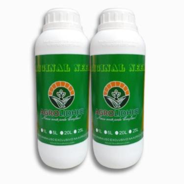 Imagem de Óleo de Neem Concentrado 2 LITROS (Rende 600 Litros) - AGROLIDHER