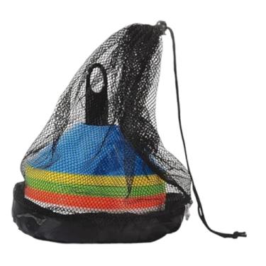 Imagem de Dynwave Conjunto de 50 cones de futebol para treinamento esportivo, ideais para gramados, jardins e pistas, com suporte para marcadores de treino de futebol, Style a