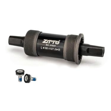 Imagem de HOUSON Suporte inferior de bicicleta, suporte inferior de bicicleta 68 mm quadrado BSA suporte inferior quadrado carcaça eixos inferiores para bicicleta 116 mm