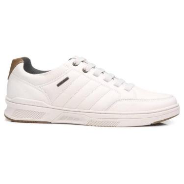 Imagem de Sapatênis Masculino Street Couro Milk Pegada 110604-02-Masculino