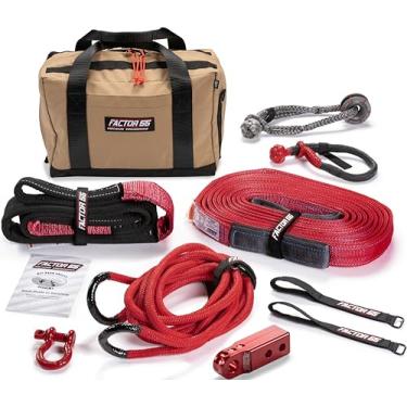 Imagem de Factor 55 Kit de reboque de guincho Hemingway para UTV, kit de recuperação completa para todos os UTVs - Vermelho