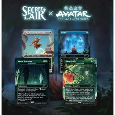 Imagem de Magic the Gathering Secret Lair x Avatar: The Last Airbender - A Lot to Learn (Rainbow Foil Edition)