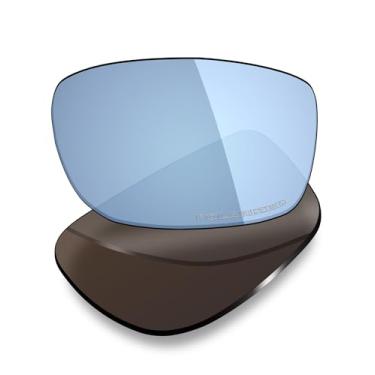 Imagem de Mryok Lentes de reposição ultra polarizadas compatíveis com óculos de sol Ray-Ban RB4057 61 mm, HD Polarized, proteção UV, resistente a impactos e ajuste perfeito - azul profundo