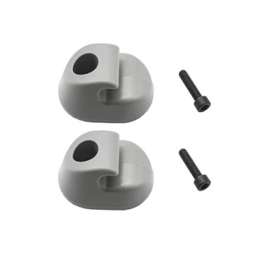 Imagem de ZheYawin S16-1023-661 Clipe de viseira de sol (cinza) compatível com Kenworth Peterbilt Interior, substitui F01377-2. (1 par)