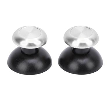 Imagem de aqxreight Atualize Seu Jogo Com 6 Botões de Metal para Substituição do Controlador, Incluindo Tampas Padrão e de Cúpula (Prata)