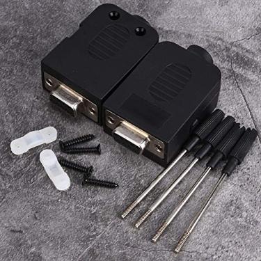 Imagem de Ymiko 2Pcs DB9 Terminal de Parafuso de 9 Pinos Fêmea Conector Adaptador para Comunicação de Porta Serial