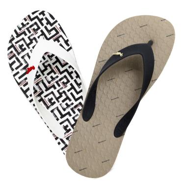 Imagem de Kit 2 Chinelo Masculino Reserva Go RSV Borracha Premium Original 750040648 Cor:;Tamanho:39-40-Masculino