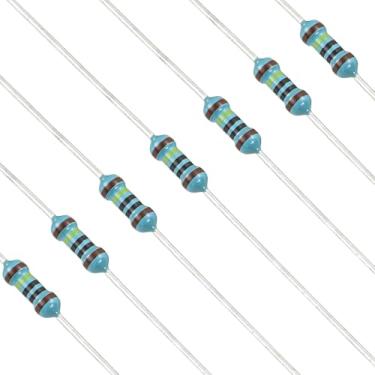 Imagem de YOKIVE Resistor 100 peças de 1M Ohm, 1/4W (0,25W) Resistor fixo de filme de metal, resistores de tolerância +/-1%, certificado ROHS