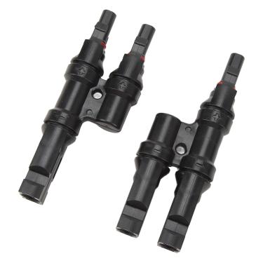 Imagem de gernie Conectores de ramo solar conector em T paralelo fotovoltaico adaptador paralelo adaptador adaptador adaptador para tipo 1 a 2 Ip67, adaptador de conector acessórios de peças de energia eólica
