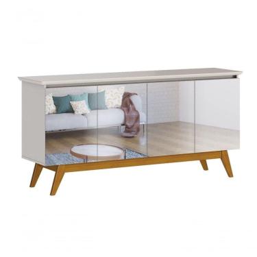 Imagem de Buffet Classic Off White Com Espelho - Imcal Móveis