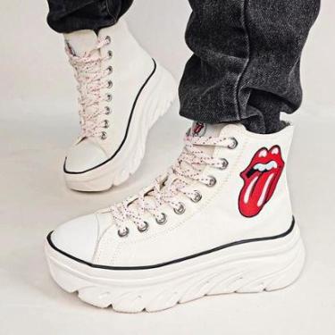 Imagem de Tênis Feminino Rolling Stones Funky Street Sing It Loud Skechers 177968-Feminino