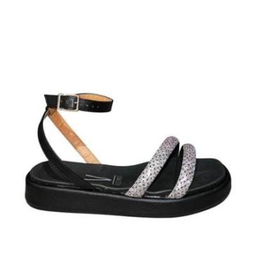 Imagem de Papete Feminina Vizzano Tiras Com Strass Conforto 6506.109-Feminino