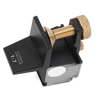 Imagem de Alomejor Serra de Cauda de Andorinha, Medidor de Liga de Alumínio de Precisão 1:7 para Juntas de Marcenaria, 11oz, Fabricação Profissional de Armários e Ferramenta de Marcenaria de Móveis