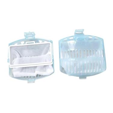 Imagem de Ioensy Filtro de fiapos para máquina de lavar (2 peças), rede coletora de resíduos para máquinas de lavar roupa, rede para remoção de resíduos para NW-8My,
