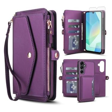 Imagem de Capa de telefone para Samsung Galaxy S23 5G capa carteira compatível com Magsafe RFID protetor de tela transversal alça alça flip compartimento para cartão zíper célula S 23 23S GS23 G5 SM-S911U 15.5