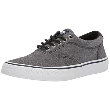 Imagem de Tênis masculino Sperry Striper II Salt Washed CVO, Preto, 16