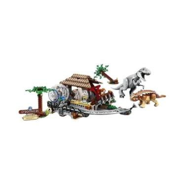 Imagem de Conjunto De Blocos De Montar Dinossauro Indominus Rex Vs Anquilossauro