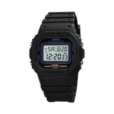 Imagem de Relógio Digital Masculino Esportivo Luxuoso À Prova D'Água SKMEI 1628 