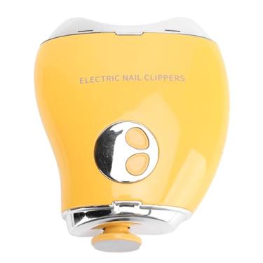 Imagem de Yinhing Cortador de Unhas Elétrico Com Três Configurações de Velocidade Aparador Automático de Unhas e Design de Arquivo Tela LED Transparente Cortador de Ideal Sem Fio para Bebês, Crianças e Adultos Laranja Vibrante