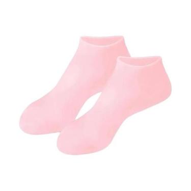 Imagem de Meias De Cuidado Para Os Pés Em Silicone Para Mulheres, Hidratantes E 
