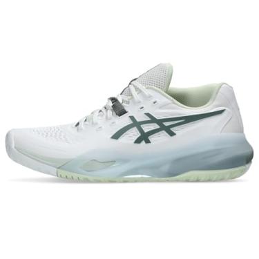 Imagem de ASICS Tênis feminino Gel-Resolution X, Branco/azul monumento, 35