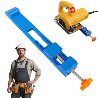 Imagem de 1 guia de serra circular, guia de base de máquina de corte ajustável, guia para serra circular, permite corte de madeira de alta precisão, tornando-a uma ferramenta confiável para marcenaria para