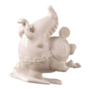 Imagem de Generic Incensário em miniatura em formato de cavalo, peça central de mesa com estatueta, porta-incenso para varetas, ideal para hotéis, escritórios e, Branco