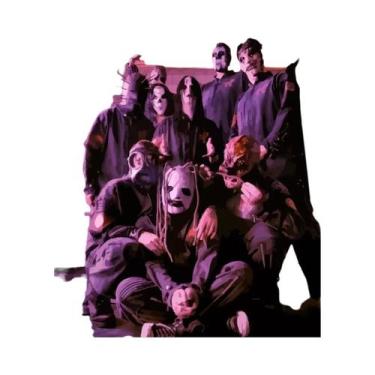 Imagem de Pôster De Capa De Álbum Slipknot Heavy Metal Rap-Metal Em Tela Para Fã