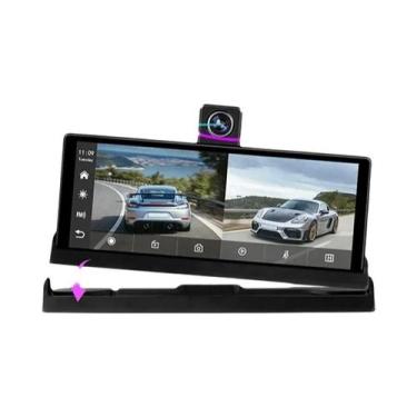 Imagem de Câmera DVR 4K 10.26'' Com CarPlay Sem Fio E Android Auto 350 graus Len