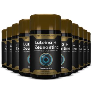 Imagem de 10X LUTEINA 20MG + ZEAXANTINA 3MG  VITAMINA A C E COBRE-Unissex