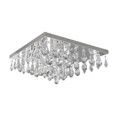 Imagem de Plafon Lustre De Cristal  42Cm