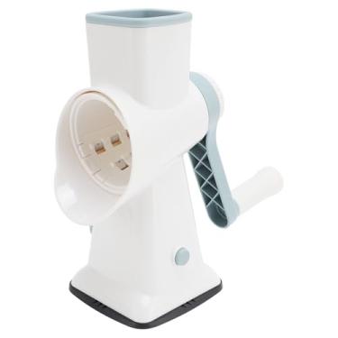 Imagem de Asixxsix Triturador de Gelo Com Manivela Manual Com Lâmina de Aço Inoxidável, Triturador de Gelo Manual e Máquina de Raspado Com Balde de Cubos de, de Portátil