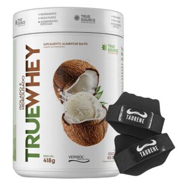 Imagem de True Whey Isolado Coconut Ice Cream 418g Luva - True Source-Unissex