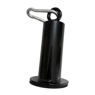 Imagem de Vaveren de polias com cabo de suporte para barra de carga, ideal para agachamentos, levantamento de peso e exercícios de força.