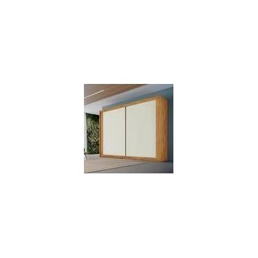 Imagem de Guarda Roupa Casal 2 Portas 4 Gavetas Creta Europa Melancia - Moveis E