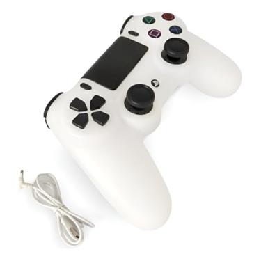 Imagem de Luminária Gamer em Formato de Controle LED Decorativo Branco PS4 PS5, Abajur para Quarto