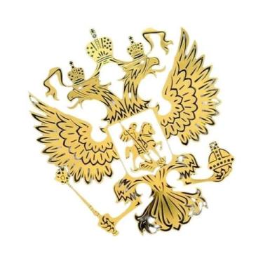 Imagem de Adesivos De Carro Com Emblema Da Federação Russa, Decalques De Metal N