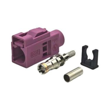 Imagem de Adaptador Conector Crimp Fakra Fêmea Para Antena De Rádio FM GPS Mascu