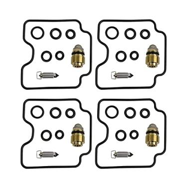 Imagem de Kit de carburador de motocicleta para Suzuki GZ250 GZ 250 99-09 GS500F GS500 F GS 500 F Peças de reconstrução de agulha flutuante de junta de carburador (2 conjuntos)
