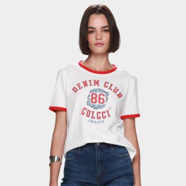Imagem de Camiseta Colcci Jeans Casual Feminina-Feminino