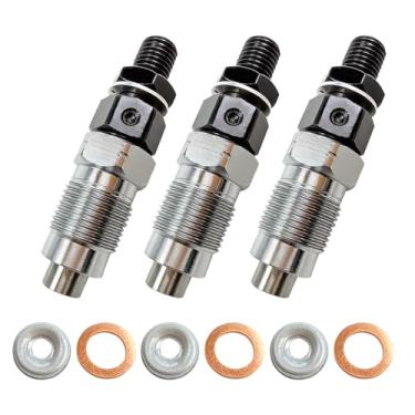 Imagem de Pacote com 3 injetores de combustível 16032-53900 16032-53902 compatíveis com motor de trator e escavadeira Kubota D905 D1105 D1005 V1305 V1505 V1205