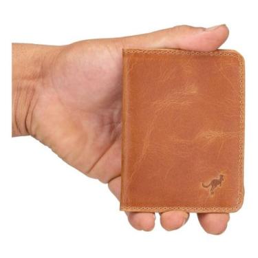 Imagem de Carteira Masculina Pequena Couro Porta Cartões Vertical - Ello Griff, 