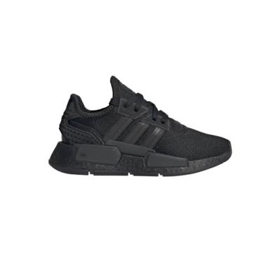 Imagem de adidas Tênis infantil masculino NMD G1 com cadarço casual - preto, Preto, 4 Big Kid