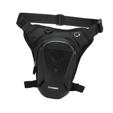 Imagem de YIJU Bolsa de perna para motocicleta, bolsa de coxa com vários bolsos, pochete utilitária, de perna para ciclismo, camping e atividades ao ar livre, a