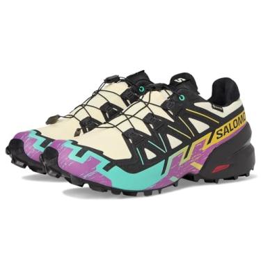 Imagem de Salomon Tênis masculino Speedcross 6, Amarelo transparente/preto/cachoeira, 45