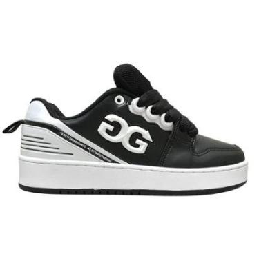 Imagem de Tênis Double-G Rapture Skate Retro Robusto Preto Branco-Masculino