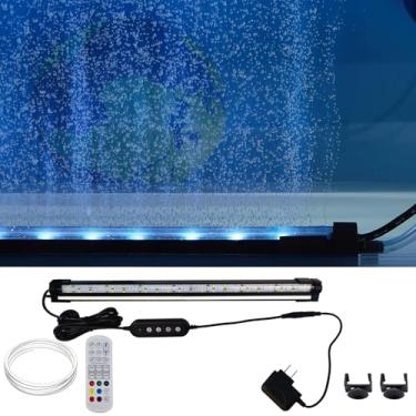 Imagem de Carefree Fish Aquário 24/7 Modo Temporizador Luz Led Submersível Espectro Completo Cri 82 Tanque Luz Subaquática E Materiais Nanômetros Pedra De Ar Tubulação De 3 Pés Classificação À Prova D'Água I