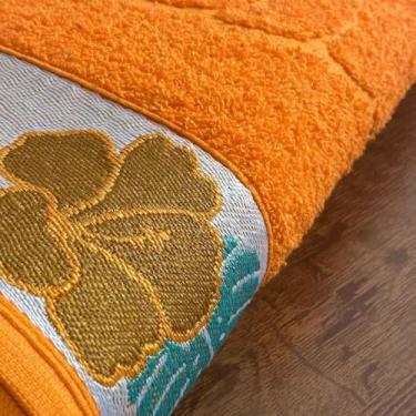 Imagem de Toalha De Praia Banho Gigante 76 cm x 1,50 cm Algodão Lisa(HIBISCO)