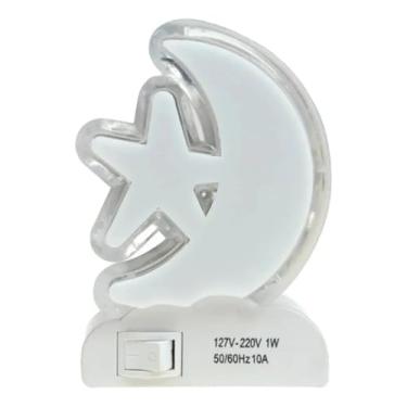 Imagem de Abajur de Tomada Infantil LED Lua