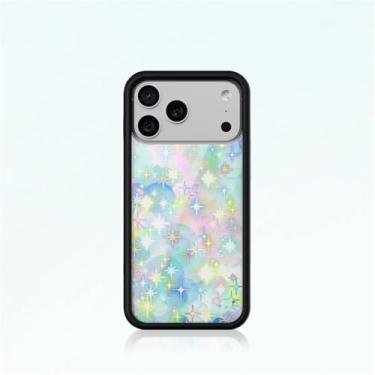 Imagem de Capa para celular com estampa de diamantes para iPhone 17 Pro Max, 12, 13, 14, 15 Plus e 16 Pro (NS636,3), compatível com iPhone 17 Air.